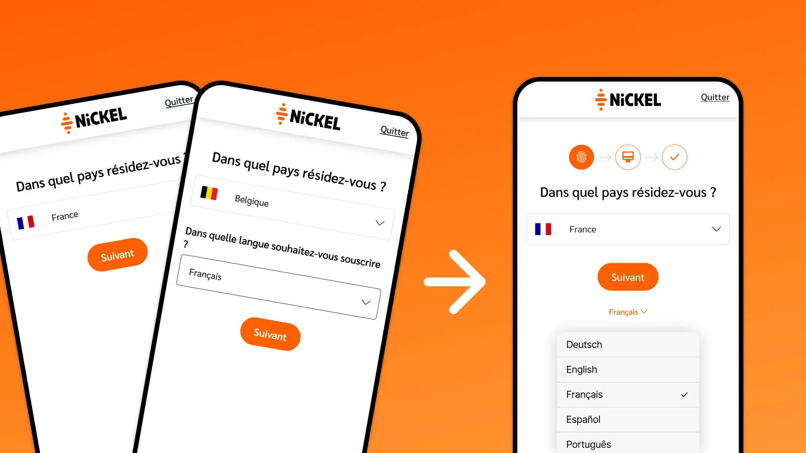 Capture du formulaire Nickel
